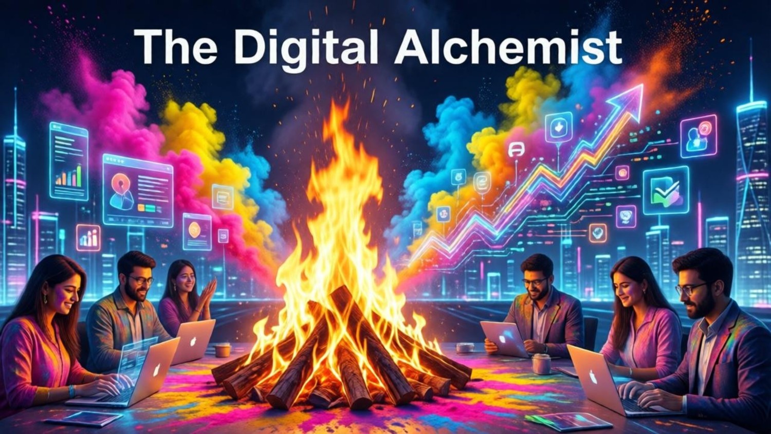 The Digital Alchemist: Transforming Business through the Spirit of Holika Dahan and Holi